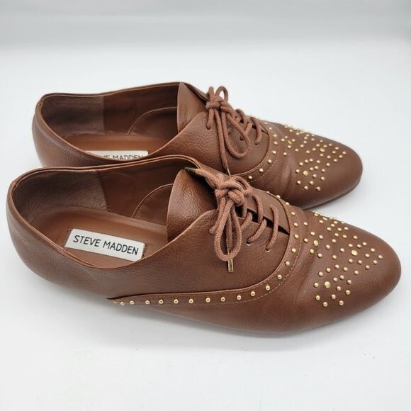 Steve Madden Tommyboy Cognac Size 9 Slightly worn in box - Picture 2 of 9